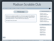 Tablet Screenshot of madisonscrabble.com